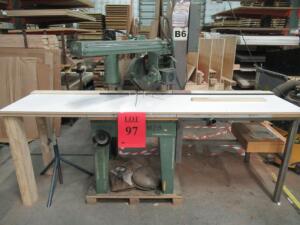 JOS-POITRAS & SONS MDL# V154 RADIAL ARM SAW