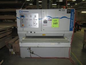 2004 BUTFERING 53" TRIPLE HEAD WIDE SANDER MODEL STO 313RRL WITH SCISSOR LIFT TABLE