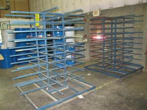 70" X 70" X 77" MOBILE RACKS