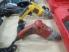 (LOT) ASSORTED ELECTRIC HAND TOOLS, (HEAT GUNS, JIG SAWS, BAND SAW, DRILLS, ROUTERS & JOINER - 3