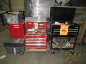 (5) ASSORTED TOOL BOXES WITH CONTENTS