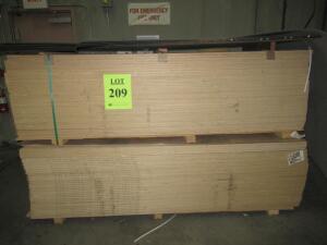 (70) SHEETS OF 3/4" 4'X8' BIRCH WHITE PLYWOOD