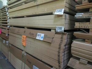 (LOT) (83) ASSORTED SHEETS OF MDF