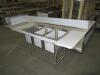 (4) 94" 3 COMPARTMENT STAINLESS STEEL SINKS - 3