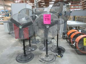 (10) ASSORTED INDUSTRIAL FANS