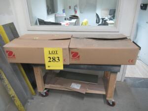 (2) NEW OHAUS 18" X 18" 250 POUND CAPACITY SCALES DEFENDER SERIES