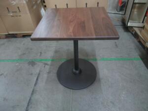 (NEW) (15) 24" X 24" SQUARE WOOD CAF? TABLES