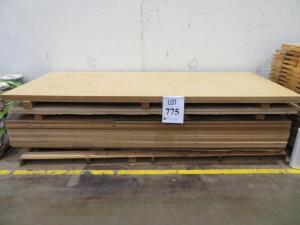 LOT OF ASST'D PLYWOOD AND WOOD W/ RACKS (4650 OAKLEYS LN HENRICO, VA 23231)