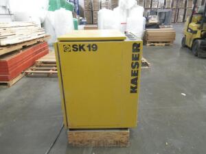 KAESER SK19 AIR COMPRESSOR WITH 22,188 HOURS (LOCATION 1415 75TH STREET SW, EVERETT WA. 98203)