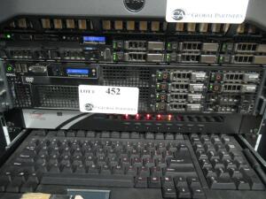 ASSORTED DELL SERVERS, (1) DELL POWEREDGE R710 XEON WITH 6 X 300 GB 15K HARD DRIVES, (1) DELL POWEREDGE R620 XEON WITH 6 X 900GB 10K HARD DRIVES AND (