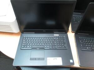 DELL PRECISION 7710 17" LAPTOP WITH CORE I7 2.70 GHZ 32MB RAM AND NO HARD DRIVE