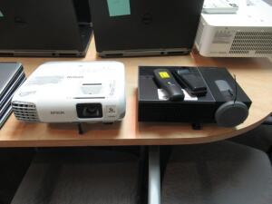 (1) DELL DLP PROJECTOR MODEL 1610HD, AND (1) EPSON LCD PROJECTOR MODEL H583A