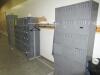 (LOT) ASSORTED OFFICE FURNITURE, MONITORS AND REFRIGERATOR - 6
