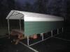 10' X 12' PANTHER CREEK METAL SHELTER WITH (3) WOOD BENCHES