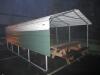 10' X 12' PANTHER CREEK METAL SHELTER WITH (3) WOOD BENCHES - 3