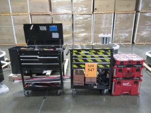 (3) ASSORTED TOOL BOXES (MUST BE PICKED UP BY DECEMBER 16, 2019) (LOCATION 1415 75TH STREET SW, EVERETT WA. 98203)