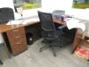 (LOT) ASSORTED OFFICE FURNITURE, DESK, CHAIRS, TABLES (MUST BE PICKED UP BY DECEMBER 16, 2019) (LOCATION 1415 75TH STREET SW, EVERETT WA. 98203)