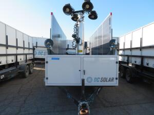 2016 SCT 20 Hybrid Light Tower - Mobile Solar Generator From DC Solar (BROKEN HANDLE)- Tag Number 100200 Consists of: Generator 2 SMA Converters Midni