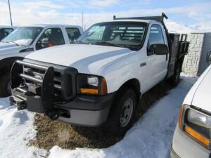 TRUCK 06 FORD F250 XL UTL BD, VIN# 1FTNF21536ED67769, MILES 64,127