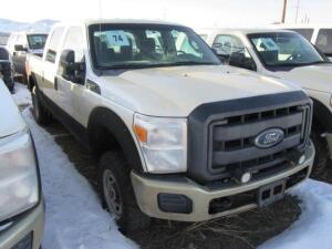 TRUCK; 2013 FORD F250 SUPER DUTY, VIN# 1FT7W2B60DEA18307, MILES 94,782