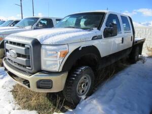 TRUCK; 2012 FORD F250 CREW CAB SHORTBED, VIN#1FT7W2B63CEC99579,MILES 58,910