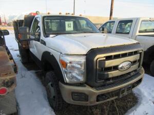 TRUCK; 2012 FORD F350 SUPER DUTY, VIN# 1FDRF3H65CEA50427, MILES 66,979