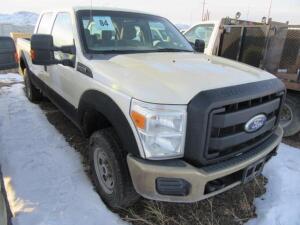 TRUCK; 2012 FORD F250 SUPER DUTY, VIN# 1FT7W2B64CEA50630, MILES 102,354