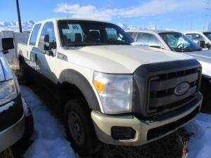 TRUCK; 2012 FORD F250, VIN# 1FT7W2B66CEC96241,MILES 91,028