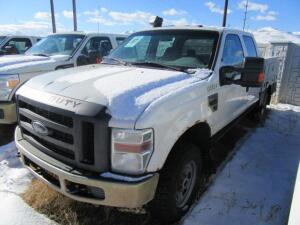 TRUCK; 10 FORD F250 CREWCAB SHORTBED, VIN# 1FTSW2B58AEA75478, MILES 80,181
