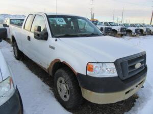 TRUCK 08 FORD F150 4X4 REG CAB, VIN# 1FTPX14VX8KE70848, MILES 89,904