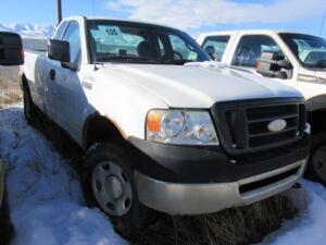 TRUCK 07 FORD F150 4X4 REG CAB, 4.6L, VIN# 1FTRF14W27KD44437,MILES 116,712