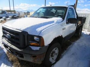 TRUCK 06 FORD BLASTING F250 FLATBED,VIN# 1FDNF21586ED67777, MILES 25,210