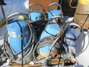 LOT OF 5 TSURUMI SUBMERSIBLE PUMP