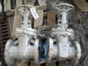 LOT OF 2 NEWAY ISO10434/AP1600 GATE VALVE 4-300LB