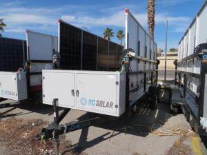2014 SCT 20 - Mobile Solar Generator From DC Solar Consists of: 2 SMA Converters Midnight Classic controller 2 x 48v Batteries 10 Solar Panels VIN: 4H