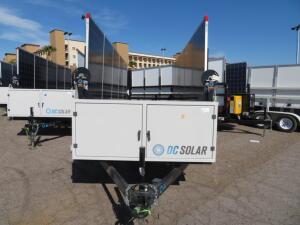 2015 SCT 20 - Mobile Solar Generator From DC Solar Consists of: 2 SMA Converters Midnight Classic controller 2 x 48v Batteries 10 Solar Panels VIN:4HX