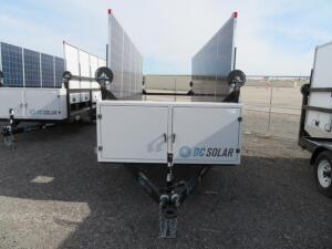 2015 SCT 20 Mobile Solar Generator from DC SOLAR - Tag Number 9192 Consists of: 2 SMA Converters Midnight Classic controller 2 x 48v Batteries 10 Sola