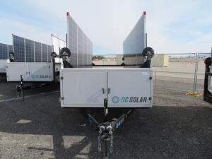 2016 SCT 20 Mobile Solar Generator from DC SOLAR - Tag Number 9122 Consists of: 2 SMA Converters Midnight Classic controller 2 x 48v Batteries 10 Sola