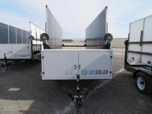 2015 SCT 20 Mobile Solar Generator from DC SOLAR - Tag Number 9120 Consists of: 2 SMA Converters Midnight Classic controller 2 x 48v Batteries 10 Sola