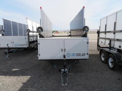 2015 SCT 20 Mobile Solar Generator from DC SOLAR - Tag Number 8874 Consists of: 2 SMA Converters Midnight Classic controller 2 x 48v Batteries 10 Sola