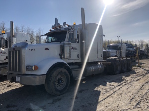 2014 Peterbilt 367 Tri-Drive Conventional Tractor 518,233km, 19,527hr Serial No 1XPTP4TX5ED217519 Unit No 1118 Located at 310-2nd Ave. Fox Creek, AB T0H 1P0