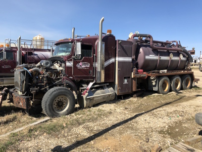 2003 Kenworth T800B Tri-Drive Combo Vacuum Truck Serial No 1NKDXBEX63R969475 Unit No 6038 (Parts Only - Inoperable) Located at 310-2nd Ave. Fox Creek, AB T0H 1P0