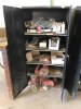 Lot of (2) Shop Parts Cabinets w/ Asst. Contents, etc. Located at 310-2nd Ave. Fox Creek, AB T0H 1P0 - 2