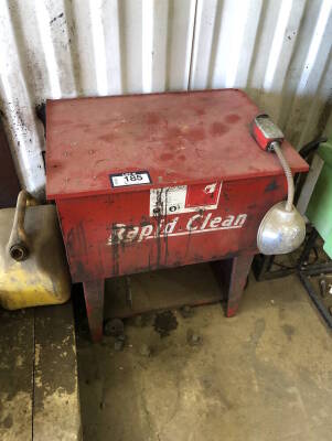 Rapid Clean Parts Washer Located at 310-2nd Ave. Fox Creek, AB T0H 1P0