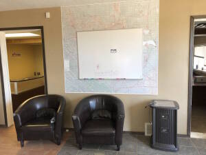 Lot of (2) Side Chairs, Heater, etc. Located at 310-2nd Ave. Fox Creek, AB T0H 1P0
