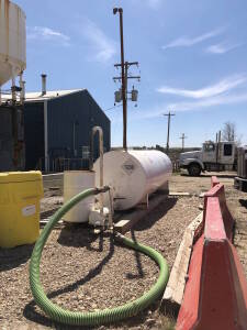 2004 Double Wall Utility Tank, 4,328L Capacity w/ Spill Kit Barrel, etc. Located at 310-2nd Ave. Fox Creek, AB T0H 1P0