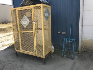 Lot of Bottle Cage w/ Drum Dolly Located at 310-2nd Ave. Fox Creek, AB T0H 1P0