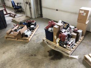 Lot of (2) Pallets of Asst. Automotive Filters, Fittings, Valves, etc. Located at 2020 1st Ave. Edson, AB, T7E 1T8