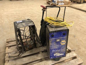 Lot of Asst. Battery Chargers Located at 2020 1st Ave. Edson, AB, T7E 1T8