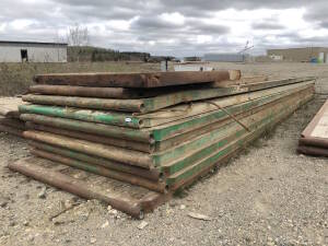 Lot of (8) 40' Rig Mats and (2) Small Rig Mats Located at 2020 1st Ave. Edson, AB, T7E 1T8